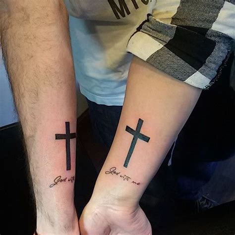 matching cross tattoos|matching couple tattoos meaning.